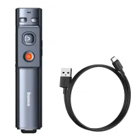 

                                    Baseus Orange Dot Wireless Presenter ( Laser - Green, Charging - Grey) 