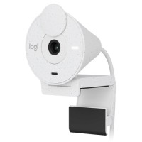 

                                    Logitech BRIO 300 Full HD 1080p 2MP Webcam (Off White)