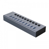 

                                    Orico BT2U3-10AB Multi-Port Hub With Individual Switches