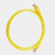 Vivanco Cat-6 U/Utp Patch Cord,(Unshielded Pvc, Yellow, 1m)