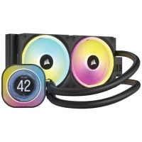 

                                    Corsair iCUE LINK H100i LCD Liquid CPU Cooler (Black)