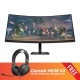 HP OMEN 34C 34" 165Hz WQHD Curved Gaming Monitor