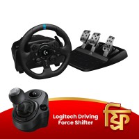 
                                    Logitech G923 TRUEFORCE Gaming Racing Wheel for PlayStation and PC (Free Driving Force Shifter)