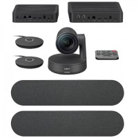 

                                    Logitech Rally Plus Video Conferencing Set (8 Pcs Set/Audio Coverage 24 Feet)