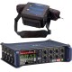 Zoom F8N Multitrack Field Recorder With Zoom PCF-8n Protective Carry Bag