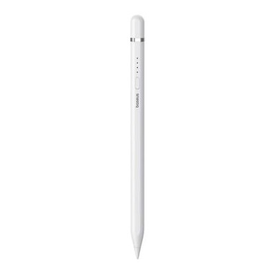 Baseus Smooth Writing 2 Series Plug-Type Stylus USB-C Active Version, Moon White (With USB-A to USB-C cable and active pen tip)