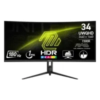 

                                    MSI MAG 342CQR E2 34" UWQHD 180Hz VA Curved Gaming Monitor