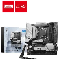 

                                    MSI B760M PROJECT ZERO m-ATX Motherboard