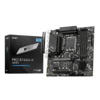 

                                    MSI PRO B760M-A WIFI mATX Motherboard