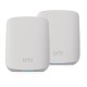 Netgear Orbi RBK352 AX1800 1800Mbps Dual Band Gigabit Wi-Fi 6 Router (2 Pack)