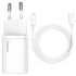 Baseus Super Si Quick Charger 1C 20W CN Sets (White)