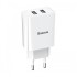 Baseus Speed Mini 10.5W Dual U Charger (White)