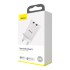 Baseus Speed Mini 10.5W Dual U Charger (White)