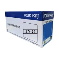 

                                    Power Print TN-26 Black Toner With Chip