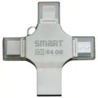 

                                    SMART SM8 128GB SuperFast 4-in-1 Metal Body Mobile Disk Drive