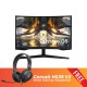 Samsung ODYSSEY G5 LS27CG550EWX 27" 165Hz QHD Curved Gaming Monitor