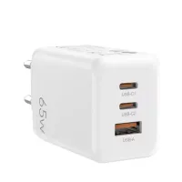 
                                    Omodiary 65W GaN 3-Port Fast Compact Travel Charger