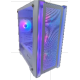 XJOGOS M211WH 4 RGB FAN, MESH+ FULL TEMPERED GLASS WHITE ATX GAMING COMPUTER CASE