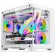 XTREME 500W WITH 3 ARGB FAN, TEMPERED GLASS WHITE CASE