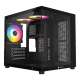 XTREME M72B M-ATX Black Case Tempered Glass With 3 ARGB FAN