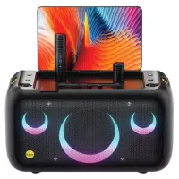 

                                    Ikarao Xtreme Break X1 All in One Portable Karaoke Speaker With Built-In 13 Inch Tablet And Wireless Microphone