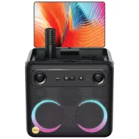 

                                    Ikarao Xtreme Break X2 All in One Portable Karaoke Speaker With Subwoofer Loudest And Smart Display