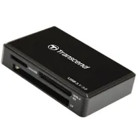 

                                    Transcend TS-RDF9K2 USB-3.1 Black Multi Memory Card Reader With UHS-II Support