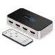 Vention AFFH0 3 in 1 4K HDMI Switcher with IR Remote Control