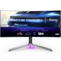 

                                    AOC AGON PRO PD34 PORSCHE DESIGN 34" 240Hz 0.3ms WQHD QD-OLED Gaming Curved Monitor