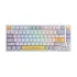 Ajazz AK816 Pro Hot Swappable Silver Switch Bluetooth Wireless Mechanical Keyboard