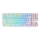 Ajazz AK873 Hot Swappable Blue Switch OEM Keycaps Mechanical Gaming Keyboard