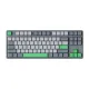 Ajazz AK873 Hot Swappable MDA Profile Blue Switch Mechanical Gaming Keyboard