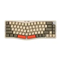 Ajazz AKS068 Pro Alice Layout Tri-Mode Sea Salt Switch Mechanical Keyboard