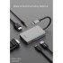 WiWU Alpha A513HVP 5 in 1 USB Type C HUB Gray