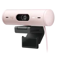 

                                    Logitech BRIO 500 Full HD 1080p 4MP Auto-framing Webcam (Rose)