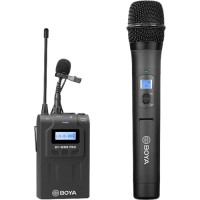 

                                    Boya BY-WM8 PRO-K3 UHF Camera-Mount Wireless Handheld Microphone System