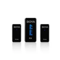 

                                    Boya BY-XM6-S2 Mini 2.4GHz Dual-Channel Wireless Microphone System