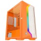 XIGMATEK Gemini II Orange ARGB Mini Tower Gaming Casing