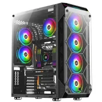 

                                    XIGMATEK Overtake Tempered Glass Rainbow RGB Super Tower EATX Gaming Case