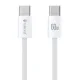 Yison Celebrat U600 White 60W 1 Meter USB Type-C Cable