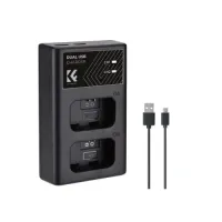 

                                    K&F Concept NP-FW50 Battery and Dual Slot Battery Charger Kit