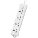 Deli CT703 2 Pin 4 Port 3 Meter Power Strip