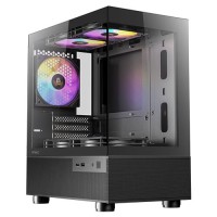 

                                    Antec CX200M RGB ELITE Black Panoramic 270° View Mid Tower Gaming Case