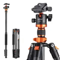 

                                    K&F Concept KF09.109 D254C1 BH-28L Ball Head Carbon Fiber Camera Tripod