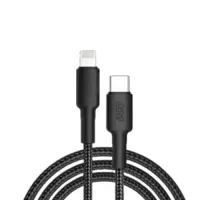 QCY DC08 1.2M 30W Quick Charge PD Type-C to Lightning Cable