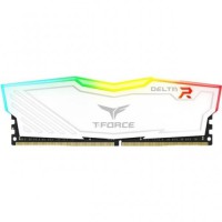 

                                    Team T-Force Delta 8GB 3200MHz DDR4 RGB White Desktop Gaming RAM