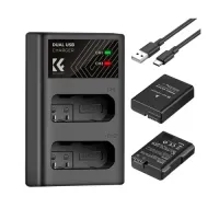 

                                    K&F Concept EN-EL14 Dual Battery With Dual Slot Charger