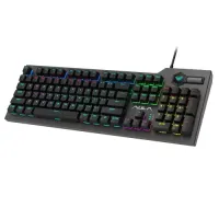 

                                    AULA F2063 Wired Mechanical Multi-Functional RGB Gaming Keyboard