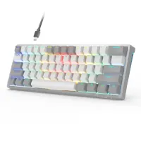 

                                    AULA F3261 Type-C Hot Swappable RGB Blue Switch Mechanical Gaming Keyboard