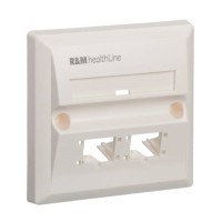 

                                    R&M CAT6 2-Port Faceplate